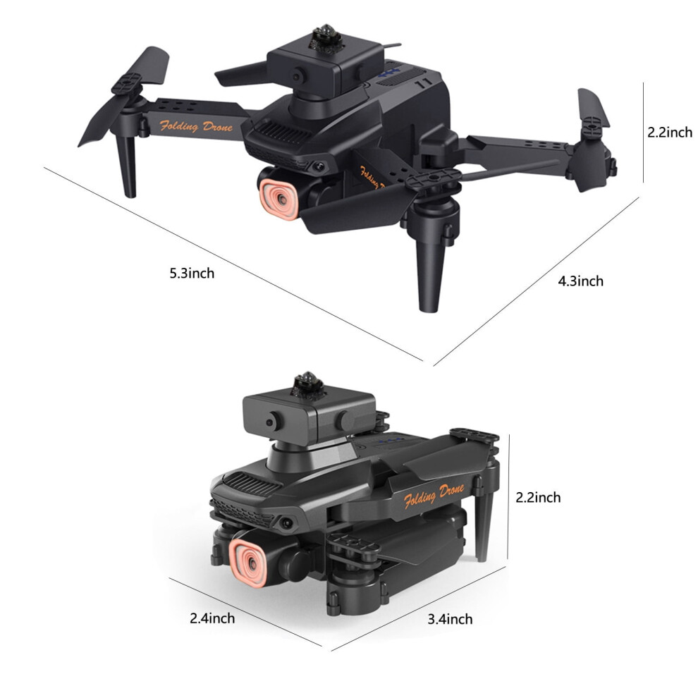 Mini Drone With 1080P Hd Camera, Foldable, Wifi Fpv, 9130661457309