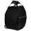 Black Snare Drum Case with Reinforced Buckles and Drumstick 1
