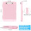 Plastic Clipboard with Storage 8.5"x11" 1PC 5