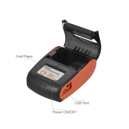 GOOJPRT PT-210 handheld thermal receipt printer 58mm 1