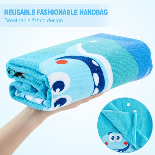Oversized Kids Beach Towel 59.1" x 29.5" Super Absorbent 2
