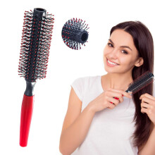 Static Hair Brush Round Detangling Nylon Pins 1 Pack