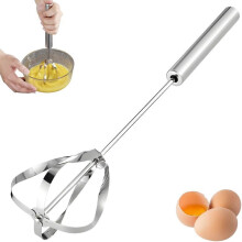 Stainless Steel Semi-Automatic Whisk 10in