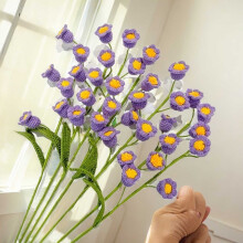 Crochet Flowers Bouquet Home Decor 1 Piece