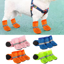 Chaussures pour chien respirantes pour l'extérieur, protections pour pattes (lot de 4)