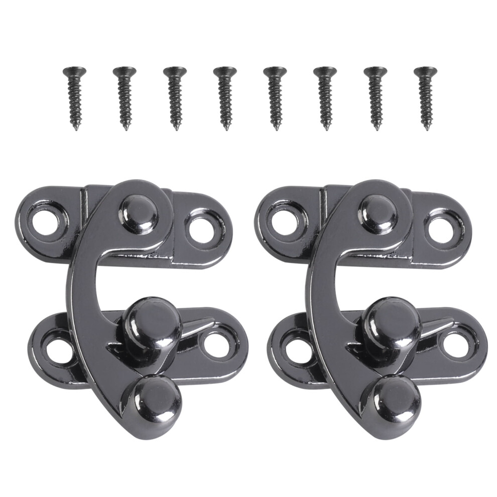 Miniature Hook Latch Swing Arm Closure Pair For Vintage 9027700637528