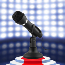 Wired Desktop Microphone 3.5mm Jack with Noise Reduction