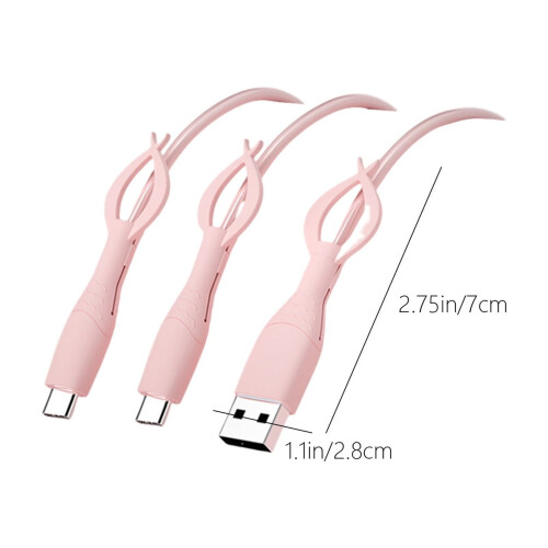 Silicone Cable Protector for iPhone and Android USB-C 2