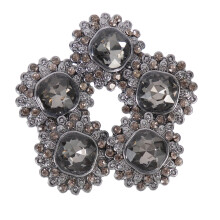 ULTNICE Black Zinc Alloy Coat Buttons 5 pcs