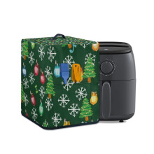 Christmas Tree Air Fryer Dust Cover with Handle and Pockets