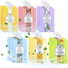 Scented Sachets for Drawers Closets Cars 18 Pcs 6 Scents