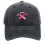 Pink Ribbon Baseballkappe, verstellbar, Denim, Schwarz 1
