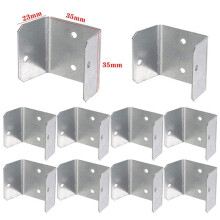 Galvanized Fence Panel Clips 32mm-50mm 10 Pack