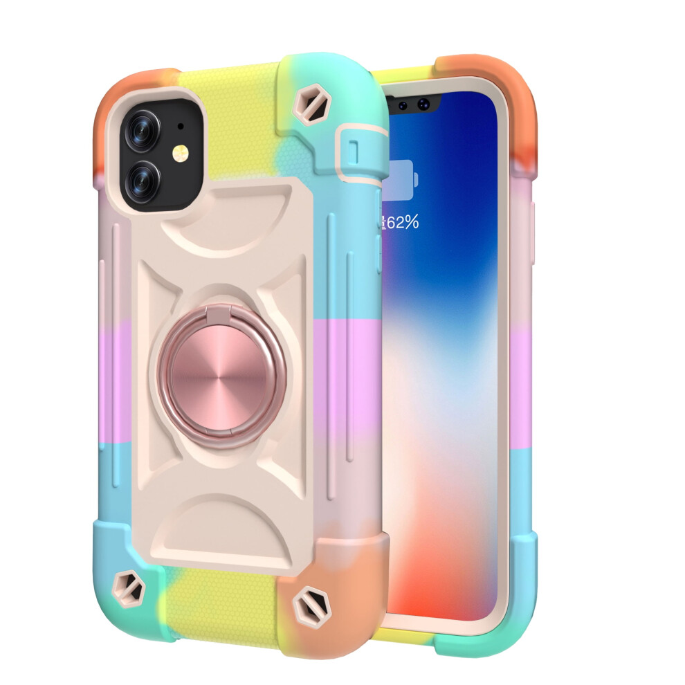 Iphone 11 6.1-Inch Rugged Hybrid Case With Kickstand 9132278397443