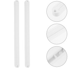 White Plastic Drawer Slides Shelf Track Cabinet Replacement