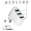 Hub giratorio USB 3.0 de 3 puertos: 2  USB 2.0 + 1  USB 3.0 2