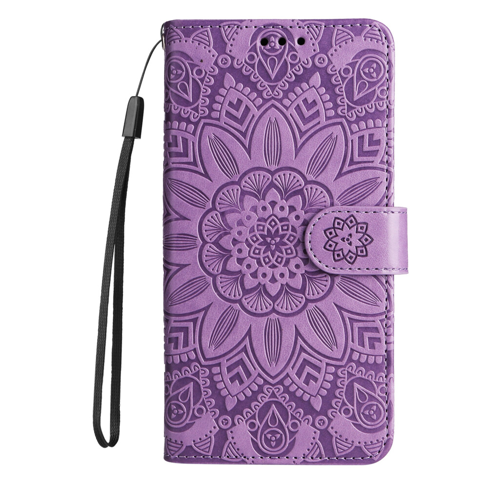 Pu Leather Flip Wallet Case For Iphone 8 Plus And 7 Purple 9132278400921