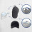 Crochets muraux noirs antirouille, lot de 8 5