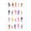 Mini Railroad Figure Set HO Scale 20pcs 5