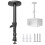 360Adjustable Projector Hanger Mount Bracket Projector Metal Wall Mount 1/4 Hanger Mounting Projector Mount Bracket 2
