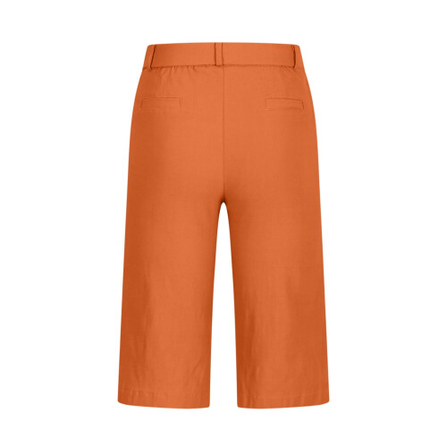 Women's Solid Elastic Twill Hiking Shorts with Pockets 2