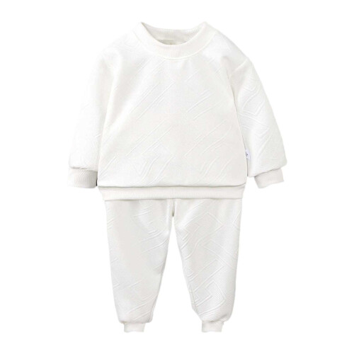 Kids' Hoodie Set Soft Pullover and Matching Bottoms 2-Piece