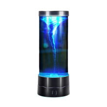 Lampe LED cylindrique Ă effet tornade ABS1pc