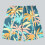 Kinderbadehose mit hawaiianischem Palmenmuster, elastischer Bund, Größe 7-14 6