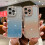 Purple Rhinestone Glitter Phone Case for iPhone 4