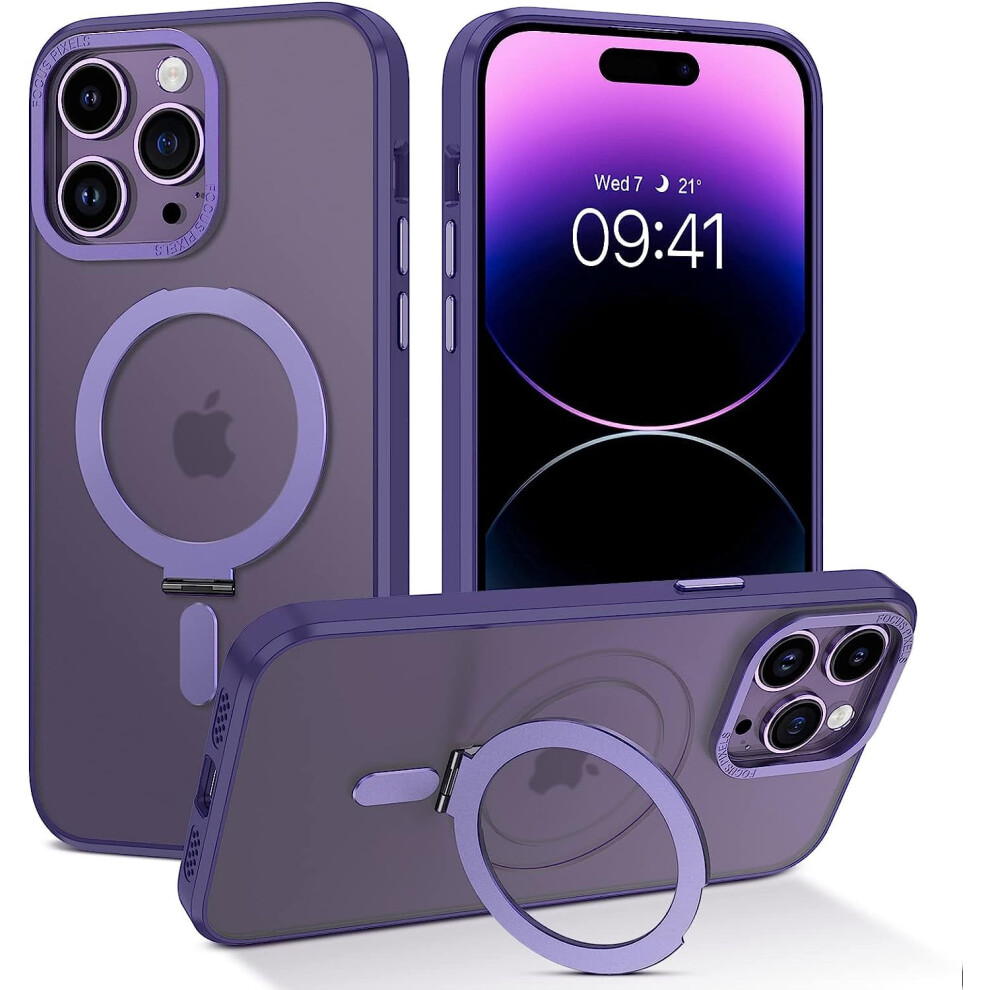 Iphone 14 Pro Max 6.7" Slim Transparent Tpu Stand Case With 919886052556