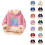 Sweat à capuche imprimé multicolore pour enfants, en polaire. 1