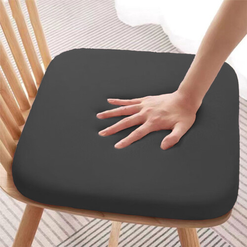 Almofada de assento em espuma viscoelástica de 40 cm (16 polegadas), antiderrapante e respirável.