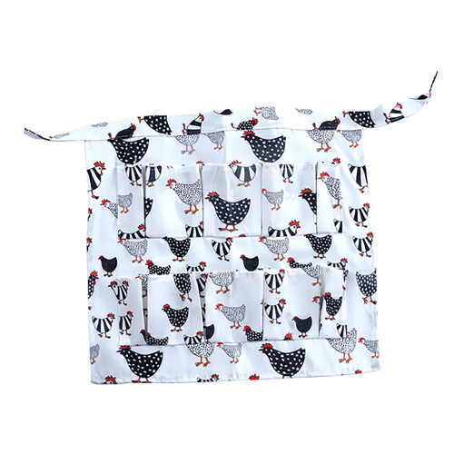 Chicken Egg Collecting Apron with Pockets