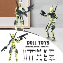 T13 Actionfigur Gold Titan13 Roboter 3D-gedruckt
