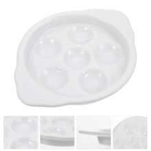 White Ceramic Conch Serving Plate 1 Piece