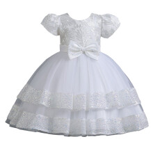 Girls' Princess Gown White Size 110 (4-6Y)