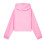 Kids Solid Color Pullover Hoodie Cotton Sweatshirt Pink 1