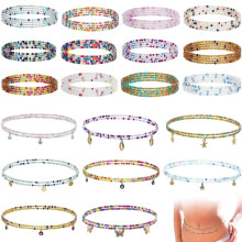 Waist Chain Belt for Women Assorted Colors 20 Pcs