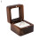 Walnut Wooden Ring Box for Engagement Wedding Rings 1