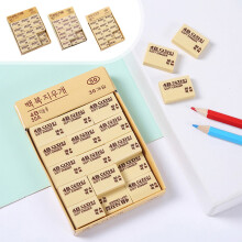 Pencil Eraser Bulk 30 pcs Soft White Yellow 9.3 x 3.7 x 0.7
