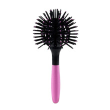 3D Bomb Curl Hair Brush Round Blow-Dry Brush Pink