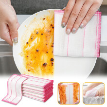 Yarn Dishwashing Cloths High Absorbency Reusable 6 Pack