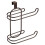 Over Tank Bathroom Toilet Paper Holder Space Saving 1