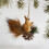 Realistic Squirrel Christmas Ornament Foam Furry White 1