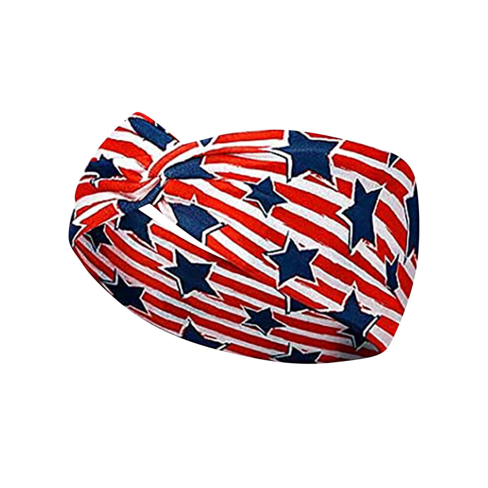 USA Flag Headband Patriotic Unisex 1 Piece