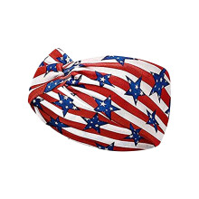 USA Flag Headband Unisex for Women Men Kids