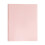 Poly Two-Pocket Folder Letter Size Pink 3-Hole Punch Flip 1
