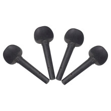 Mechanical Violin Tuning Keys Wood Black 4PCS