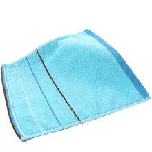 Baumwoll-Handtücher fürs Badezimmer, blau, 13,4 x 13,4 Zoll