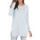 Women's Fall Long Sleeve Side Split Loose Blouses Casual Pullover Tunic Tops 1